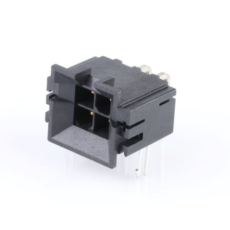 MOLEX Rectangular Power Connector, 4 Contact(S), Male, Solder Terminal, Receptacle 438100012